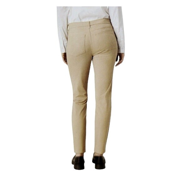 Chaps EST 1978 Women's Size 16 Straight Leg Pant Trousers Stretch Cotton Khaki - Picture 5 of 9